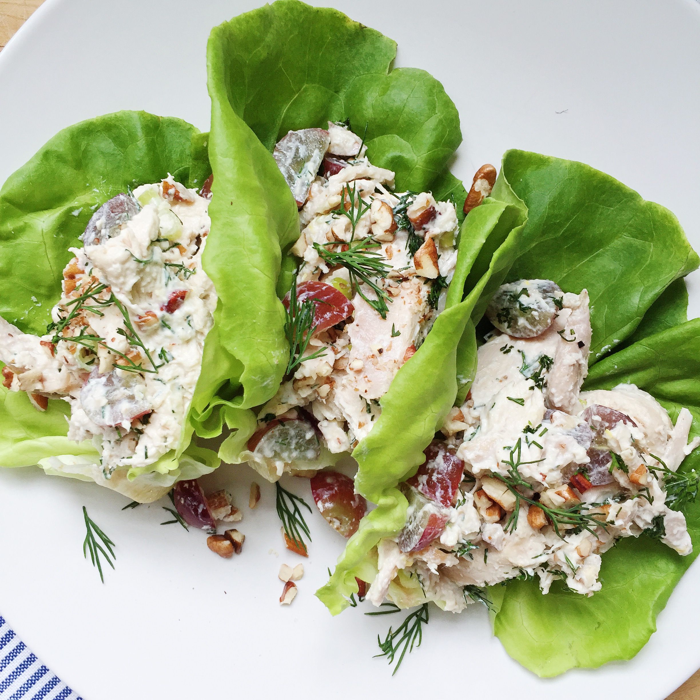 Chicken Salad Lettuce Wraps Recipe