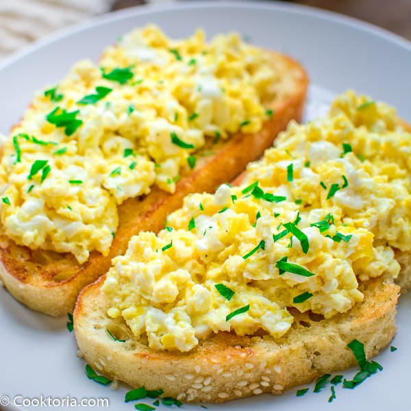 Egg Scramble with Bread Recipe